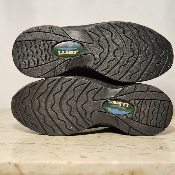 NWOB L.L. Bean Mens GORE-TEX Hiking Trail Brown Leather Lace-up Shoes 7.5 Wide - Picture 7 of 9